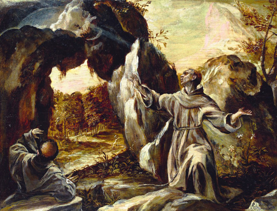 saint francis receiving stigmata